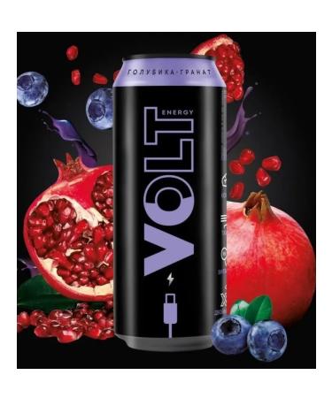 VOLT ENERGY Energy drink blueberries and grenades 24 pieces - Buy Online on GoSupps.com