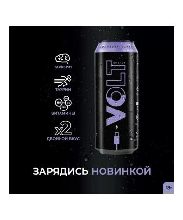 VOLT ENERGY Energy drink blueberries and grenades 24 pieces - Buy Online on GoSupps.com