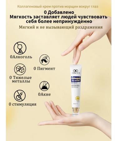 LYDIMOON Collagen skin cream around the eyes against wrinkles 20 g - Buy Online on GoSupps.com