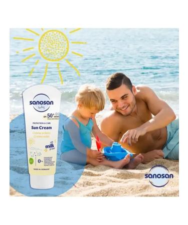 SANOSAN SUN SUPRCE SPF 50+ for children and adults 0+ 75ml - Buy Online on GoSupps.com