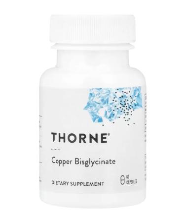 Thorne Research Thorne copper bislycinate 60 capsules (2 mg per capsule)