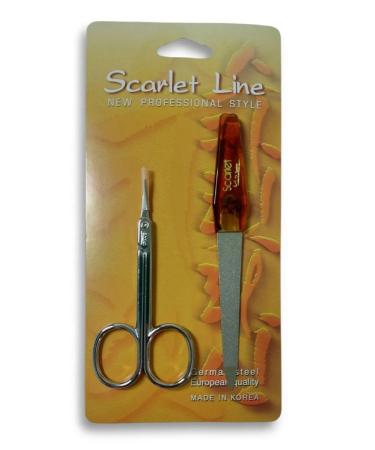 Scarlet Line Set of manicure nail tools 2 objects of Korea - Buy Online on GoSupps.com