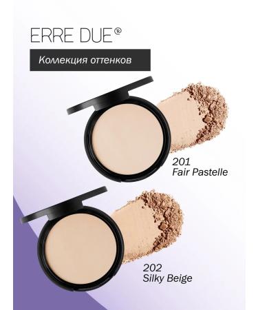 ERRE DUE The powder compact matting Compact Powder Oil-Free 9 g - Buy Online on GoSupps.com
