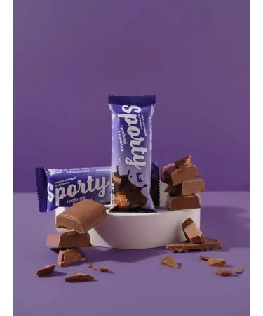 Sporty Bank protein trigular chocolate 12 pcs 40 g - Buy Online on GoSupps.com