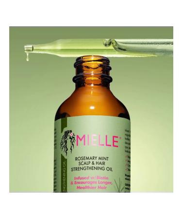 Mielle Organics Strengthening hair oil for hair with biotin 59 ml - Buy Online on GoSupps.com