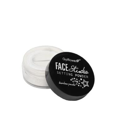 Scattered fixing powder for the face