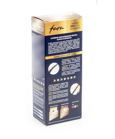 Fara Classic Cream-color hair tone 355 10.0 White sun 100ml 6 pcs - Buy Online on GoSupps.com