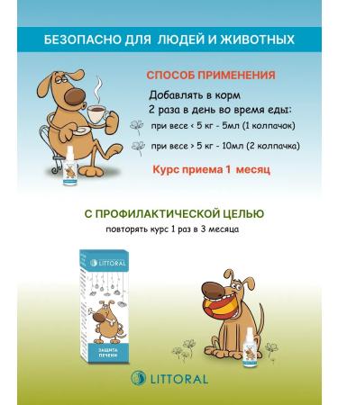 Littoral Liver protection medicinal herbs for dogs 50 ml - Buy Online on GoSupps.com