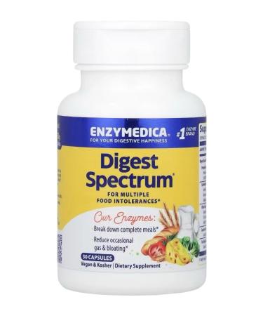 enzymedica Digest spectrum digestion additive 30 capsules