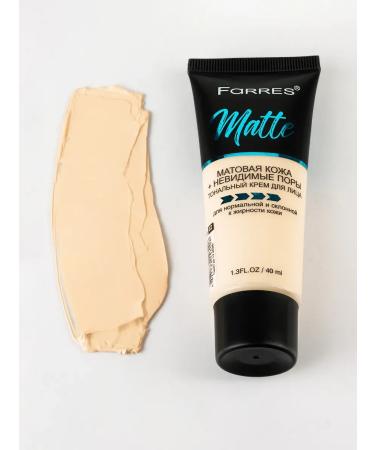 FARRES Matte tonal cream with SPF 15 tone 02 ivory - Buy Online on GoSupps.com