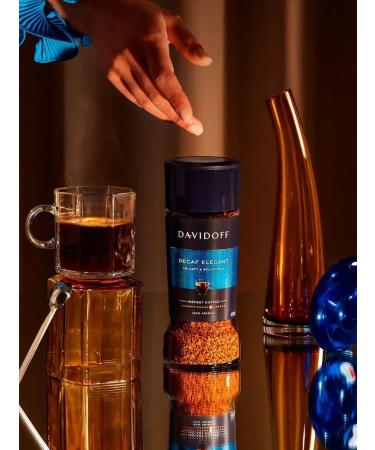 Coffee soluble Davidoff Decaf Elegant Arabica 100g - Buy Online on GoSupps.com