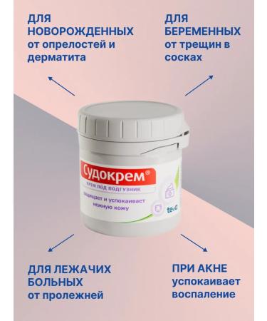 Sudocrem Children's cream for diapers for newborns 125 g - Buy Online on GoSupps.com