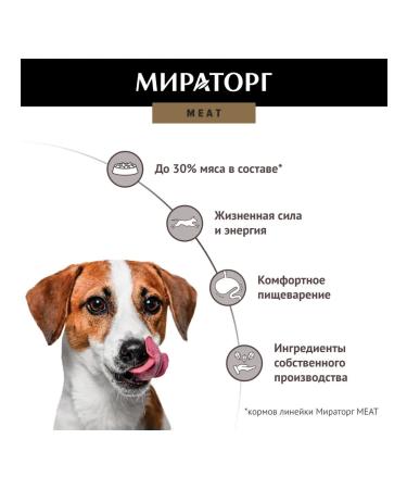 Miratorg Meat food for dogs of small breeds with a veal of 1.1 kg 2 pcs - Buy Online on GoSupps.com