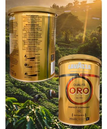 Ground Coffee 250 grams of Qualita ORO 100% Arabica Lavazza - Buy Online on GoSupps.com