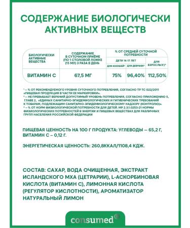 Consumed Bad syrup of Cetrarias Icelandic moss from cough cold flu - Buy Online on GoSupps.com