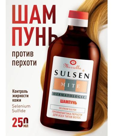 Mirolla Sulsen dandruff shampoo for the prevention of male female