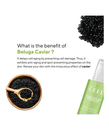 The Ceeel Facial Piling with Caviar and Q10 100 ml cleansing - Buy Online on GoSupps.com