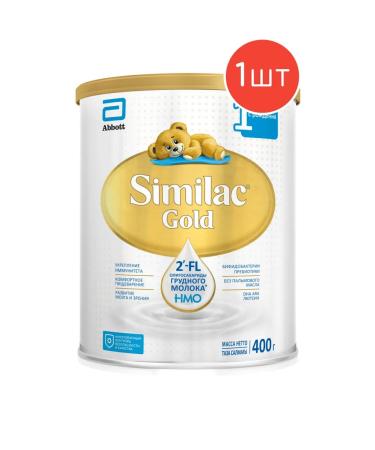 Similac Milk mixture Gold 1 with 0 months 400g 1pc - Buy Online on GoSupps.com