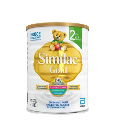Similac Milk mixture Gold 2 from 6 months 800g 1pc - Buy Online on GoSupps.com