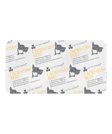 Nita-Farm Gapentin Sedding drug 800 mg 10 tab - Buy Online on GoSupps.com
