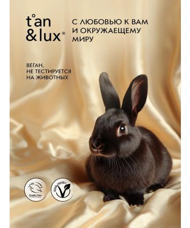 TAN&LUX Auto -tanning body and face lotion dark shade + mitten - Buy Online on GoSupps.com