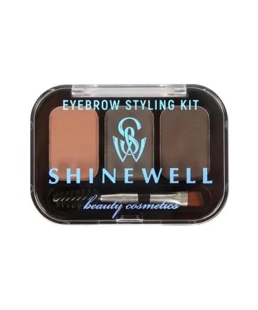 SHINEWELL Set for modeling eyebrows tone 02