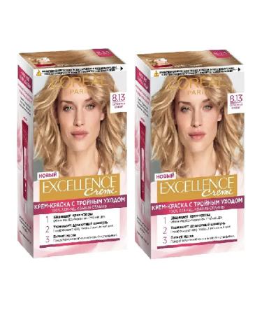 L'OREAL PARIS Hair color cream 8.13 Light cornflower 192 ml 2 pcs