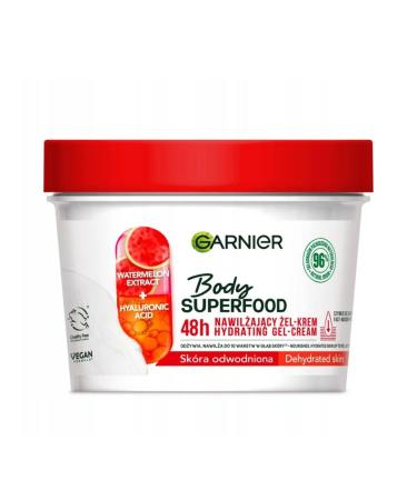 Garnier Body gel Body Superfood 48h watermelon 380 ml - Buy Online on GoSupps.com