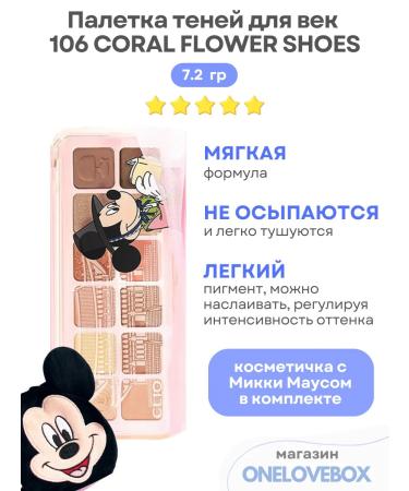 Clio Palette Air 106 Coral Flower Shoes- Palette of Feature Fulfill