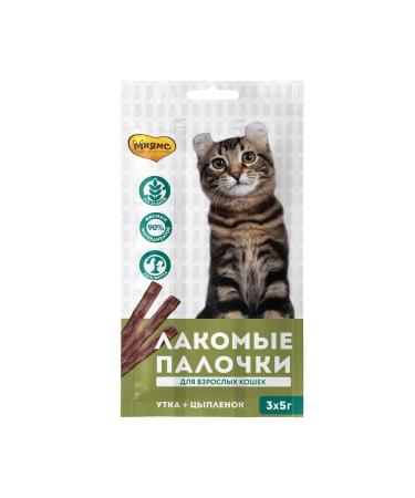 Mnyams Tidbits for cats with duck and chicken
