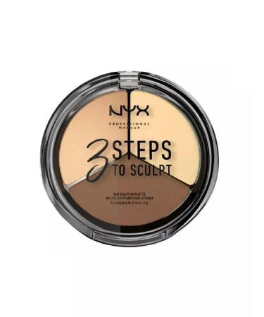 NYX 02 triple palette for contouring