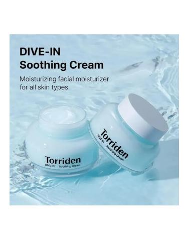 Torriden Cream Dive In Low Molecular Hyaluronic Acid Soothing Cream - Buy Online on GoSupps.com