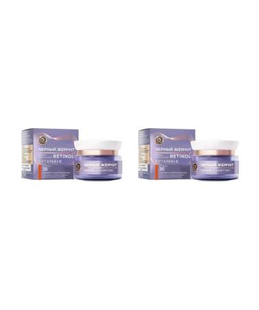 Black Pearl Facial cream night 36+ 50 ml 2 pieces