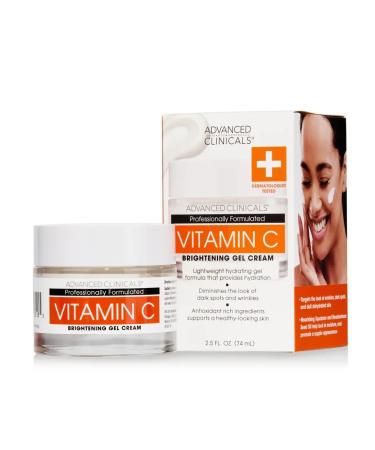 Advanced Clinicals Hel-cream for face with vitamin C