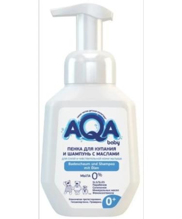 Aqa baby Foam for bathing and shampoo 250 ml