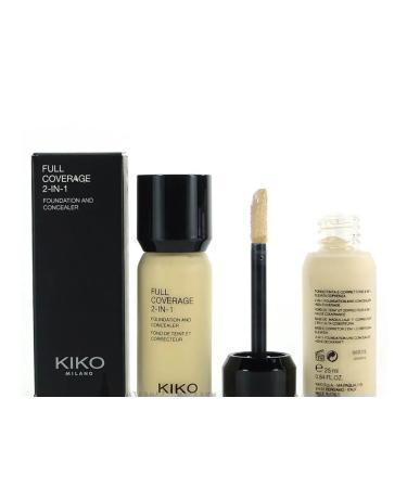 Facial Concealer Kiko Milano Full Coverage 2-In-1