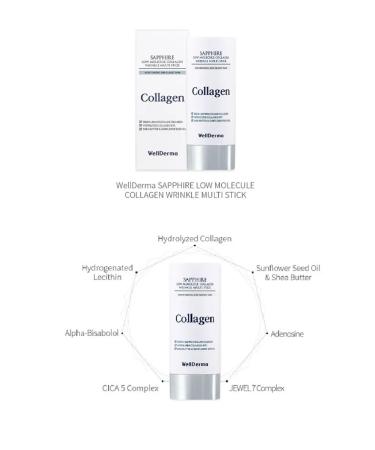 WELLDERMA Sapphire Low Molecule Collagen Wrinkle Multi Stick Stick - Buy Online on GoSupps.com