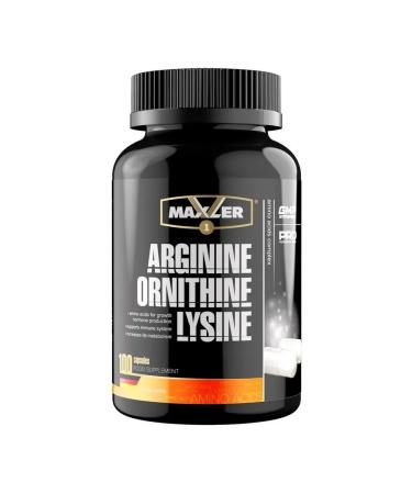 Arginine Ornithine Lysine 100 Caps (Maxler) - Buy Online on GoSupps.com