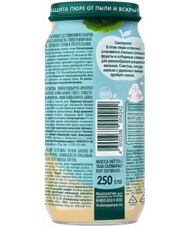 Frutonyanya Puree fruit apple-bandan-wings from 6 months 250g - Buy Online on GoSupps.com