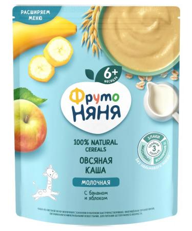 Frutonyanya Oatmeal porridge with banana and apple of milk from 6 months 200g