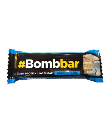 BombBar Bank protein coconut cake in chocolate 40g x 30 pcs - Buy Online on GoSupps.com