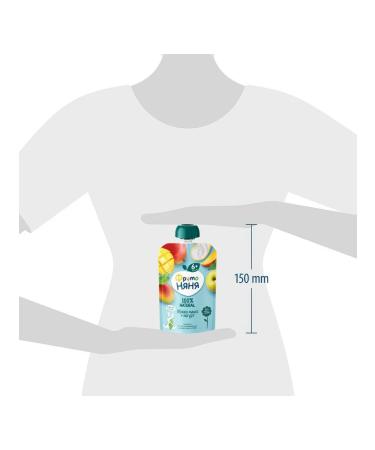 Frutonyanya Puree fruit apple-mango yogurt from 6 months 90g - Buy Online on GoSupps.com