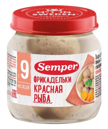 Semper Red fish meatballs 100g