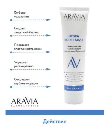 ARAVIA Laboratories Mask-filler with hyaluronic acid 100ml - Buy Online on GoSupps.com