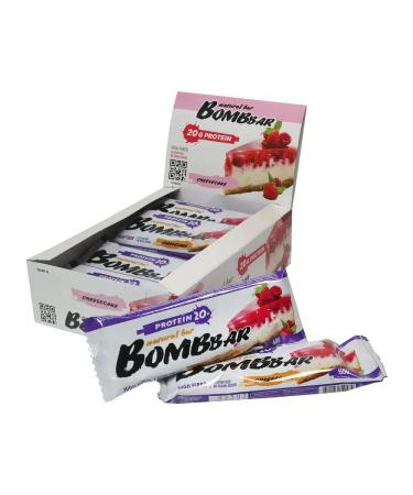 BombBar Batoner protein raspberry-chiz without gluten 60g - Buy Online on GoSupps.com