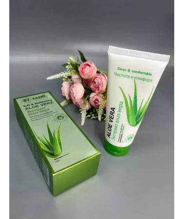 Facial gel Washing gel with aloe extract