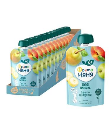 Frutonyanya Puree fruit salad of fruit from 6 months 90g x 12 pcs