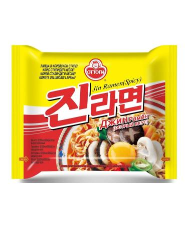 Ottogi Noodles Jin Ramen Spicy Acute taste 120g