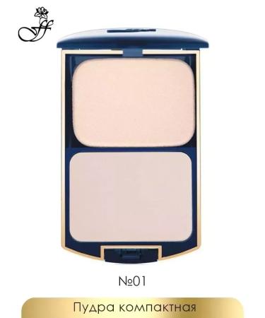 Compact face powder 2 in 1 Facial powder compact natural tone # 01 - Buy Online on GoSupps.com