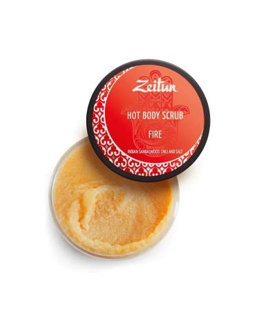 Zeitun Body scrub "hot fire" with sandalwood and chili - Buy Online on GoSupps.com
